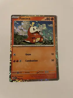 LP Fuecoco 002/015 - Holo - 2023 McDonalds Pokemon Match Battle A4 - Image 1