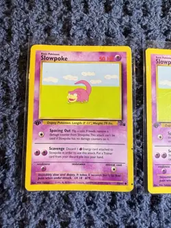 WOTC Pokemon TCG Jungle 1st Edition Slowpoke 55/62 English Lot x7 1999 - Image 2