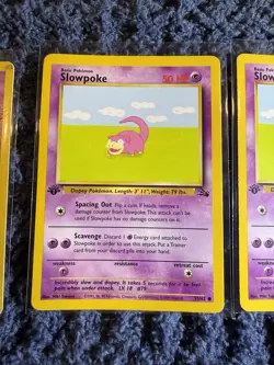 WOTC Pokemon TCG Jungle 1st Edition Slowpoke 55/62 English Lot x7 1999 - Image 4
