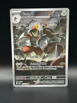 Bisharp Illustration Rare 143/086 Pokemon Black Bolt English IR - FAST SHIP - Image 1