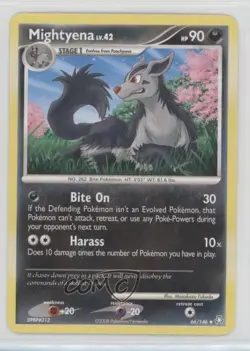 Mightyena Pokemon Diamond & Pearl Legends Awakened #66 2008 - Image 1