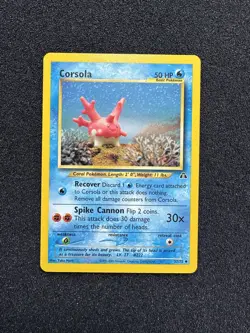 [Rank S++] 2001 Pokemon Corsola Neo Discovery 37/75 - Image 1