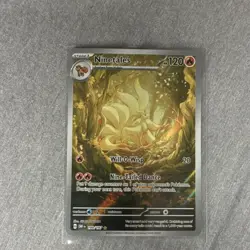 Pokemon TCG Ninetales 199/197 SV03 Obsidian Flames Full Art Holo IR English - Image 1