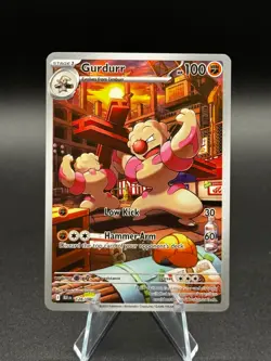 Gurdurr 126/086 Holo Illustration Rare Black Bolt Pokemon Holo NM/M - Image 1