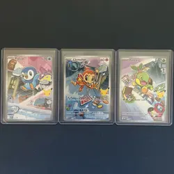 Pokemon TCG First Partner Illustration Collection Series 1 Gen 4 Sinnoh Starters - Image 1