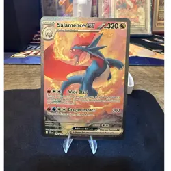 Pokemon Salamence ex Special Illustration Rare Holo 187/159 Sv09 320 HP EN - Image 1