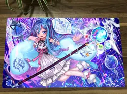 YGO YGO! Playmat Witchcrafter Madame Verre TCG CCG Trading Card Game Mat - Image 1