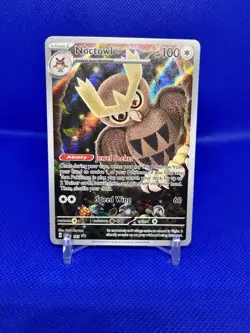 Noctowl 141 Scarlet & Violet Promo Holo Pokemon TCG Card - Image 1