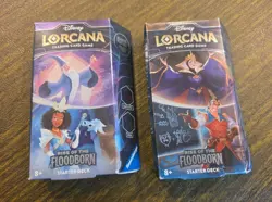 Lorcana Rise of the Floodborn Starter Deck Set of 2 Disney - Image 1