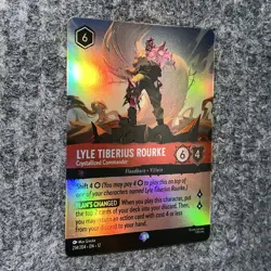 Disney Lorcana Wilds Unknown # 214/204 Lyle Tiberius Rourke Epic Foil NM - Image 3