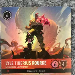 Disney Lorcana Wilds Unknown # 214/204 Lyle Tiberius Rourke Epic Foil NM - Image 5