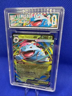 Pokemon TCG Mega Venusaur EX Holo Double Rare Card 003/132 Graded EGC 10 - Image 2