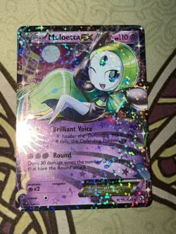 Meloetta EX RC11/RC25 - Pokemon Legendary Treasures Radiant Collection Card - Image 3