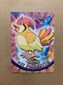 Pidgeotto #17 Series 1 Black Label - TOPPS Pokemon Card - EXCELLENT - Image 1
