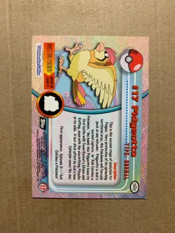 Pidgeotto #17 Series 1 Black Label - TOPPS Pokemon Card - EXCELLENT - Image 2