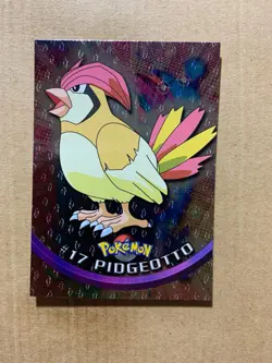Pidgeotto #17 TOPPS Black Label Series 1 - Flames Foil Pokemon Card - NM/Mint - Image 1