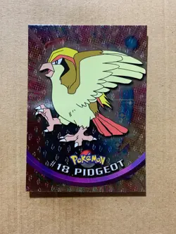 Pidgeot #18 TOPPS Black Label Series 1 - Flames Foil Pokemon Card - NM/Mint - Image 1