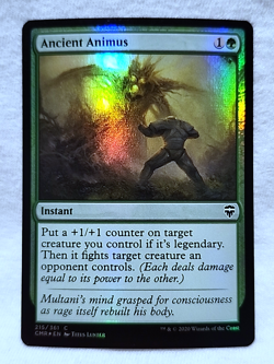 Ancient Animus 215/361 Common Foil Commander Legends - Image 1