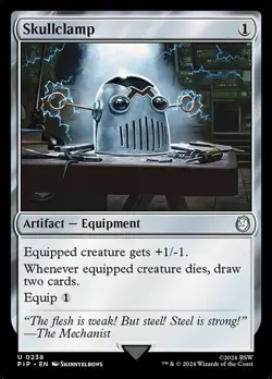 Skullclamp - 238 - NM - Universes Beyond: Fallout - MTG pack fresh commander edh - Image 1
