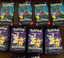 Pokemon 2023/2024 Trick Or Trade BOOster Pack Lot of 140 Factory Sealed New - Image 4