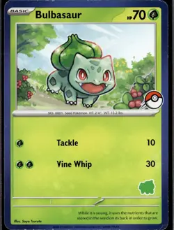 Bulbasaur (Blue Border) My First Battle Pokemon 2023 EN LP - Image 1