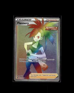 Flannery 215/198 RR Chilling Reign Pokemon 2021 EN NM - Image 1