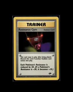Resistance Gym 109/132 R Gym Challenge PokemonWOTC 2000 EN LP - Image 1