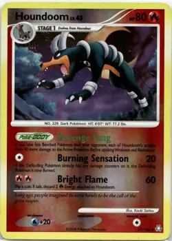 Houndoom 57/146 U Legends Awakened Pokemon 2008 EN MP - Image 1
