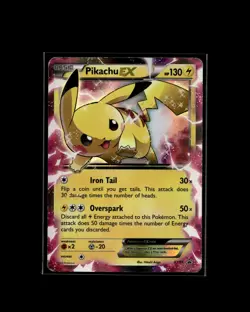 Pikachu EX XY84 Promo XY Promo Pokemon 2014 EN HP - Image 1
