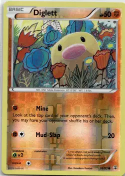 Diglett 38/83 C Generations Pokemon 2016 EN NM - Image 1