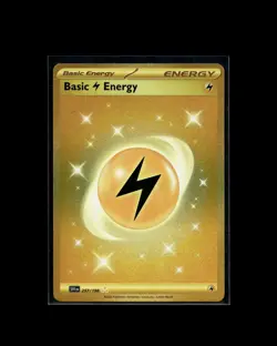 Basic Lightning Energy 257/198 HR Scarlet & Violet Pokemon 2023 EN NM - Image 1