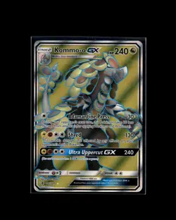 Kommo-o GX (Full Art) 141/145 UR Guardians Rising Pokemon 2017 EN NM - Image 1