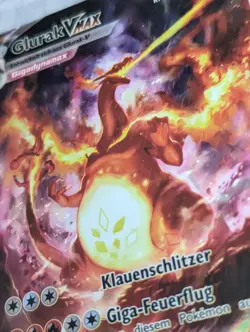Pokemon Glurak Vmax Charizard SWSH261 Full Art Holo Deutsch - Image 3