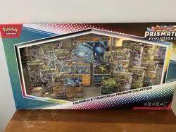 Pokemon Prismatic Evolutions Lucario ex & Tyranitar ex Premium Collection Box - Image 1