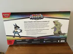 Pokemon Prismatic Evolutions Lucario ex & Tyranitar ex Premium Collection Box - Image 4