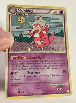 Slowking 12/123 HS HeartGold SoulSilver Rare Holo Pokemon TCG 2010 LP - Image 2