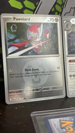 Pokemon TCG Reverse Energy Holo Card Lot (2) Pawniard 146/217, Kingambit 148/217 - Image 2