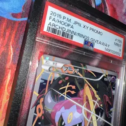 2015 POKEMON JPN XY PROMO #155 FULL ART/HOOPA PSA 9 - Image 3