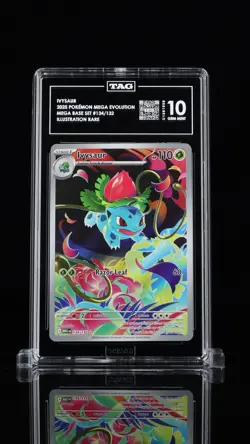 Ivysaur 134/132 - Mega Evolution Pokemon TAG Gem Mint 10 - Image 1