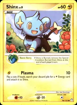 Shinx 98/123 Common - Pokemon Mysterious Treasures 2007 HP - Image 1
