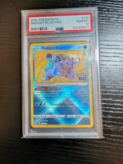 Pokemon TCG Radiant Blastoise Pokemon Go Card 018/078 Psa10 - Image 1