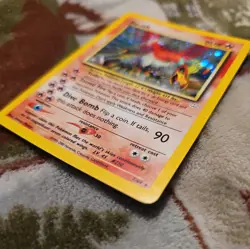 Pokemon TCG Ho-oh Neo Revelation Holo Rare 7/64 Nintendo 2000 LP MP - Image 2