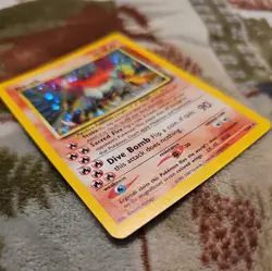 Pokemon TCG Ho-oh Neo Revelation Holo Rare 7/64 Nintendo 2000 LP MP - Image 3