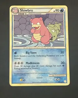 Slowbro - 52/123 - 2010 HeartGold SoulSilver Pokemon TCG - Non Holo - NM-M - Image 1