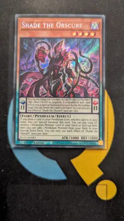 BLZD-EN083 Shade the Obscure x3 Secret Rare 1st Ed YuGiOh Playset - Image 2