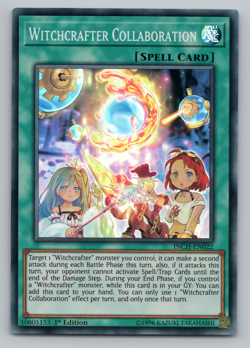 Witchcrafter Collaboration - INCH-EN022 - Super Rare - 1st Edition - Yugioh - Image 1