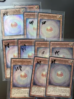 Yu-Gi-Oh Consecrated Light AP04-EN006 Super Rare Played Condition - Image 4