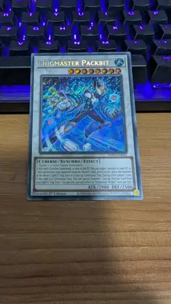 Yu-Gi-Oh! TCG Enigmaster Packbit PHNI-EN042 1st Edition Secret Rare - Image 1