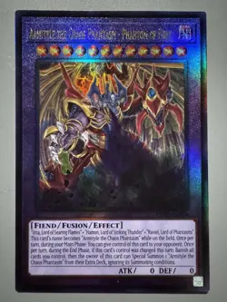 YUGIOH ARMITYLE THE CHAOS PHANTASM PHANTOM FURY ASIA ENGLISH PHNI ULTIMATE RARE - Image 1