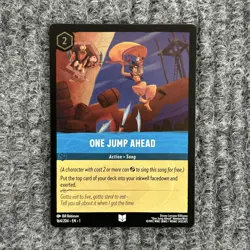 Disney Lorcana First Chapter One Jump Ahead 164/204 Foil NM - Image 1